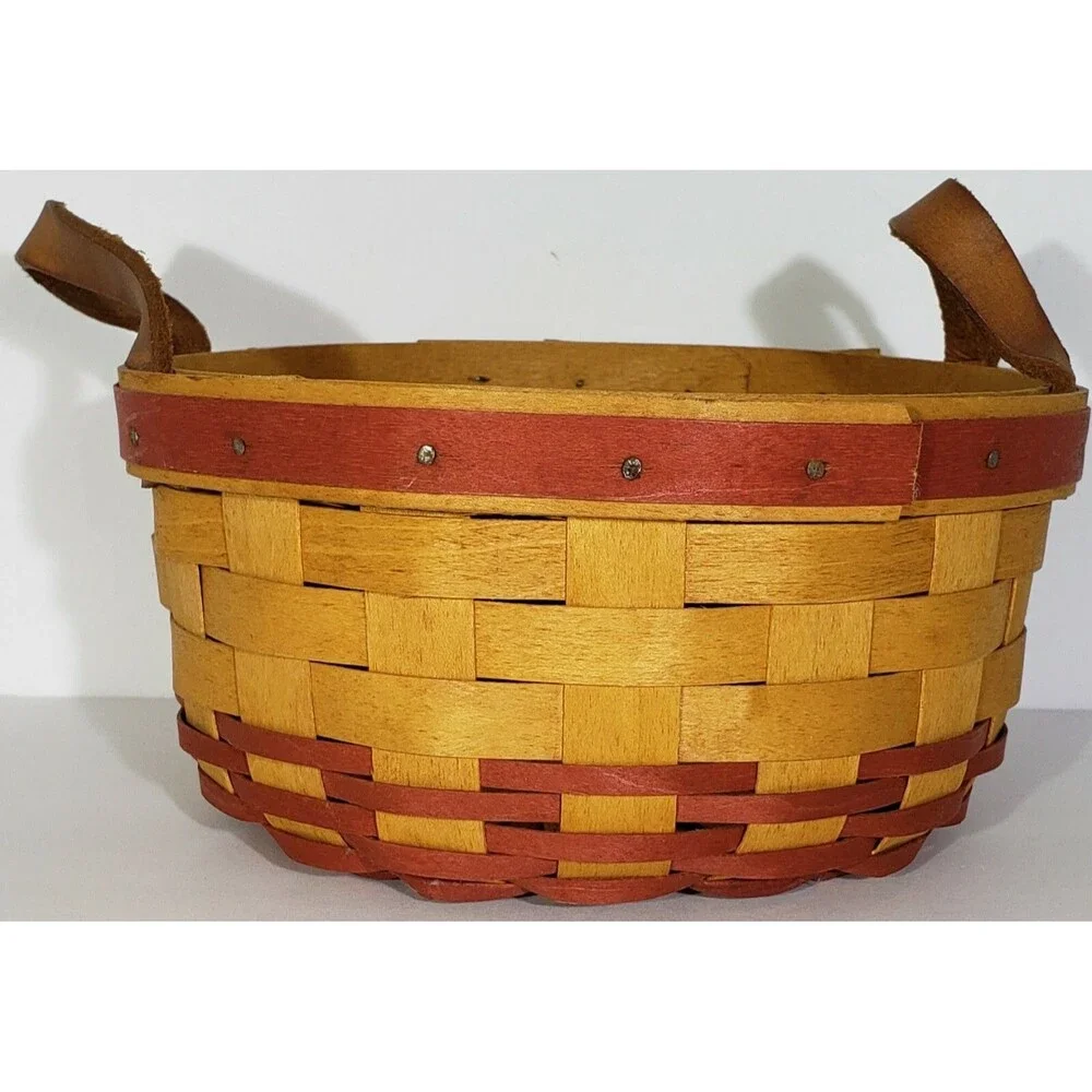*SIGNED* Longaberger 1995 MOTHERS DAY BASKET OF LOVE #18805 COMBO: Liner, Prtctr